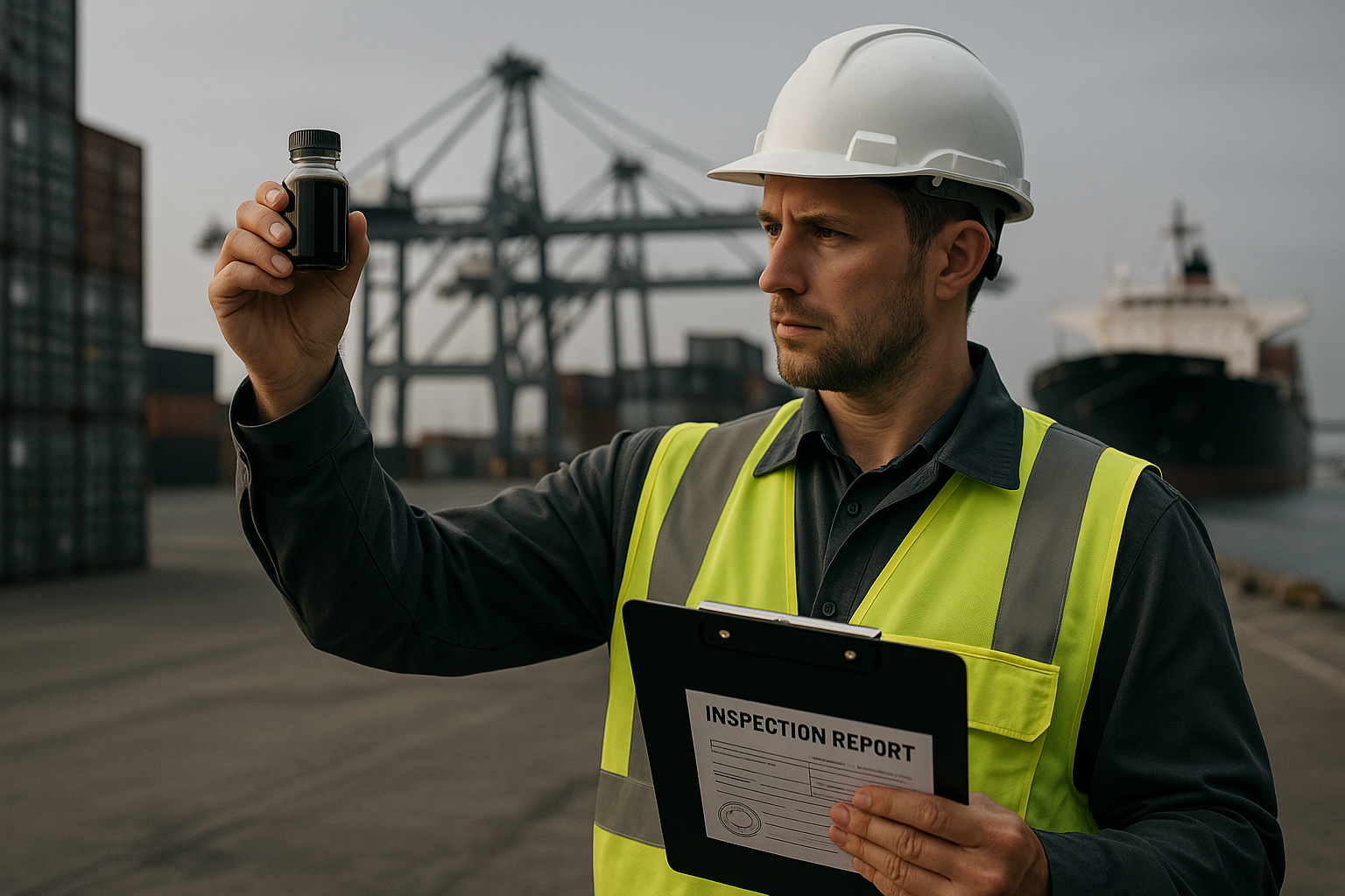 Due diligence inspection at port